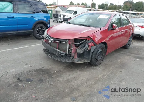 2015 Toyota Corolla Le из США, поврежденный, VIN 2T1BURHE9FC452948